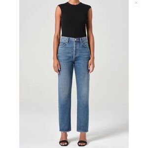 Agolde 90s pinch waist in essence, size 28